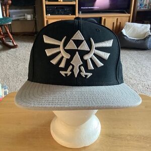 Nintendo ZELDA Twilight Princess HAT Black & Gray BASEBALL CAP 2014 One Size